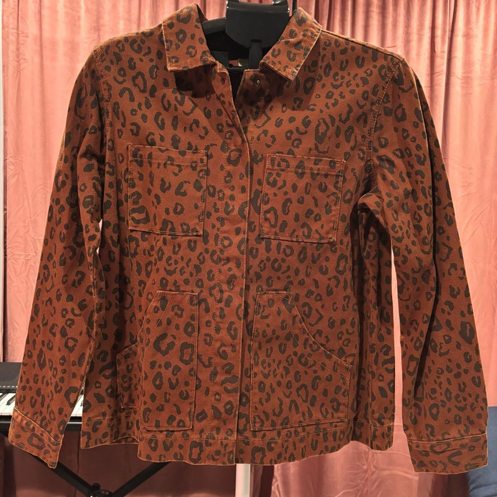 Universal Thread Leopard Print Jacket NWT - image 2